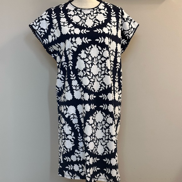Boden Size 12 dress Navy and White - Picture 5 of 7